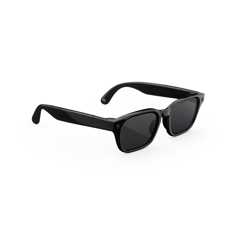 Meta Adventurer - Polarized Grey Lenses, Classic Black, Standard (49-22-151), smart glasses
