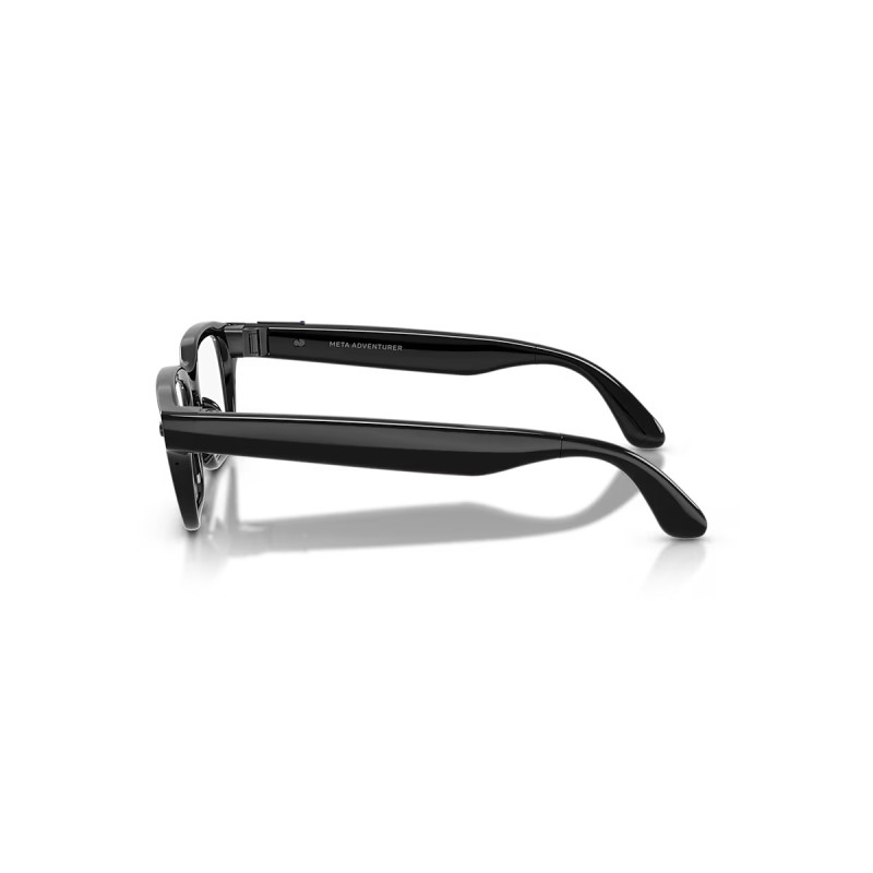 Meta Adventurer - Clear Lenses, Classic Black, Large (52-22-156) smart glasses