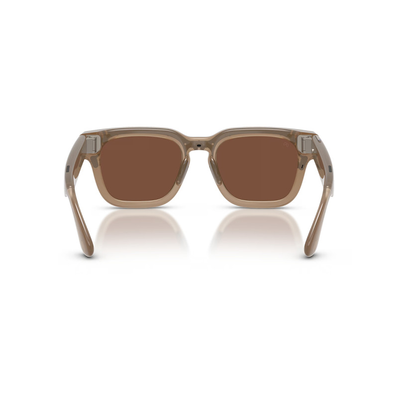 Meta Fury - Dark Amber Lenses, Sandstone, 149-51, smart glasses