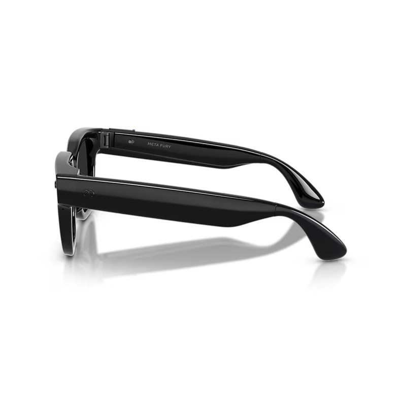Meta Fury - Transitions Grey Lenses, Classic Black, 149-51, smart glasses