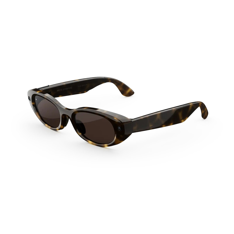 Meta Starfire (Kylie Edition) - Chocolate Lenses, Dark Tortoise, XS (48-21), smart glasses