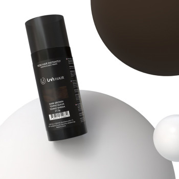 UVI Hair vlakna za kosu, DARK BROWN / Tamno smeđa (velika 27,5 g, do 50 nanosa)