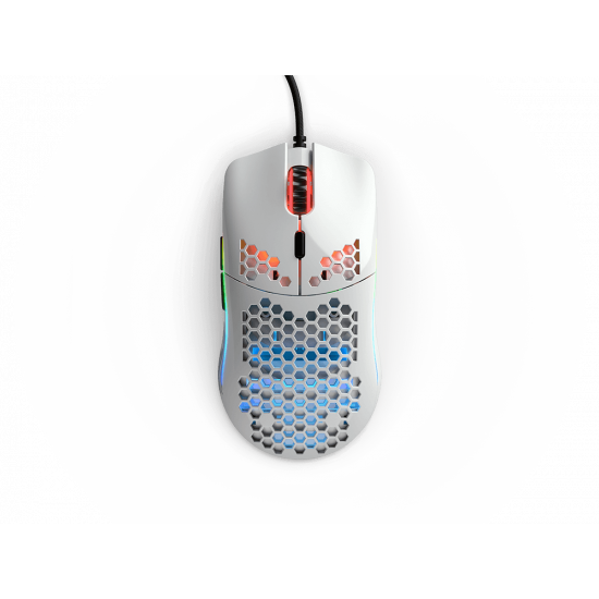Glorious PC Gaming Race Model O Gaming, glossy white (GO-GWHITE) gaming mouse