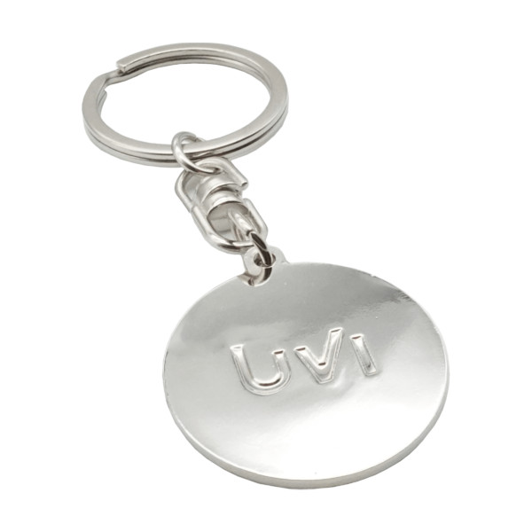 UVI metal keychain