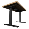 UVI Desk frame BLACK and desk NATURAL OAK