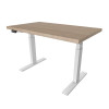 UVI Desk frame WHITE and desk SONOMA