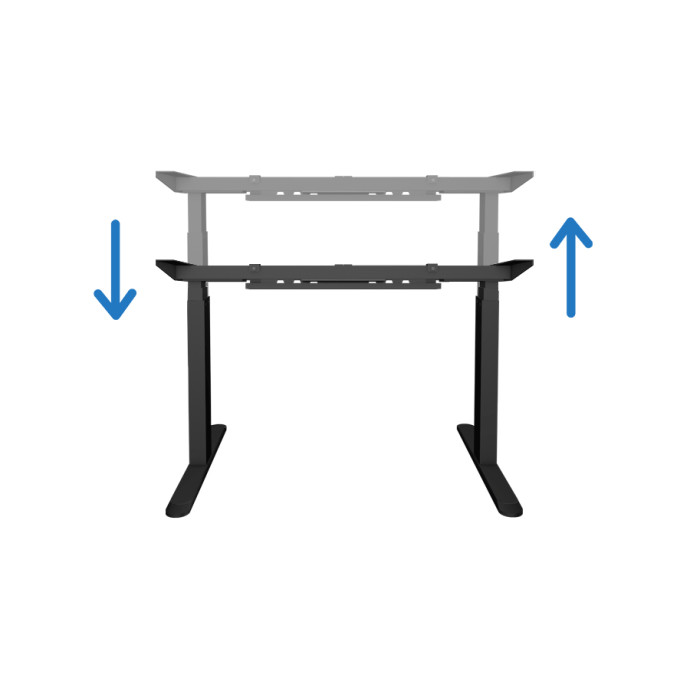 UVI Desk Electric Adjustable (sit-stand) desk Natural Oak 139 cm x 68cm UVI Desk Electric Adjustable (sit-stand) desk Natural Oak 139 cm x 68cm