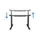 UVI Desk electrical lifting base (sit/stand) desk black