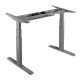 UVI DESK Electric Sit-Stand Desk Frame Gray