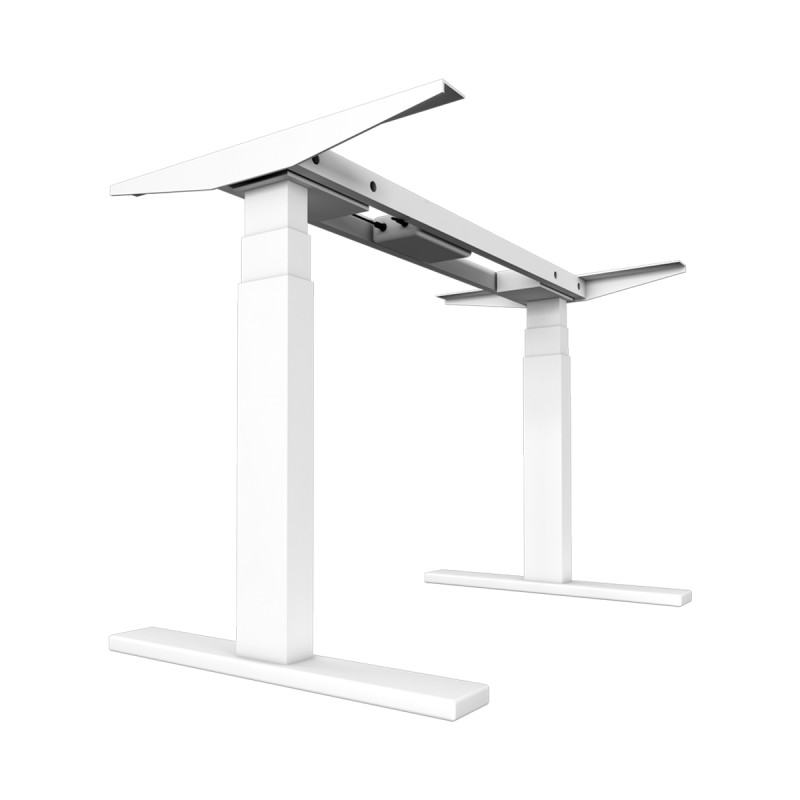 UVI Desk frame White and table top Natural Oak