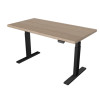 UVI Desk frame Black and table top Sonoma