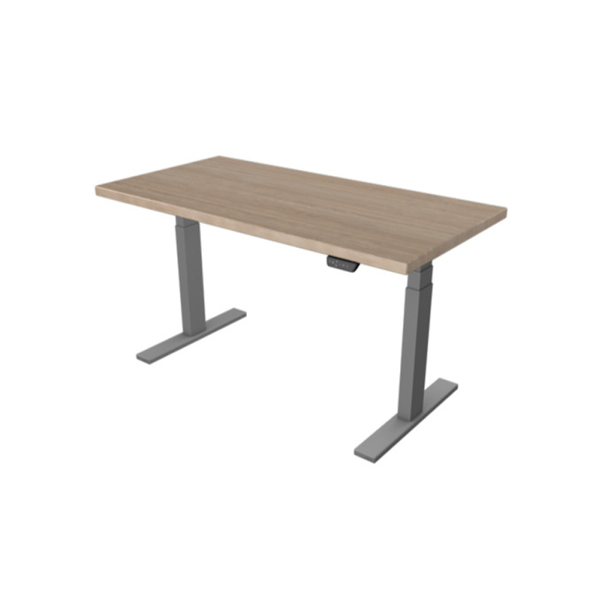 UVI Desk frame GREY and desk SONOMA