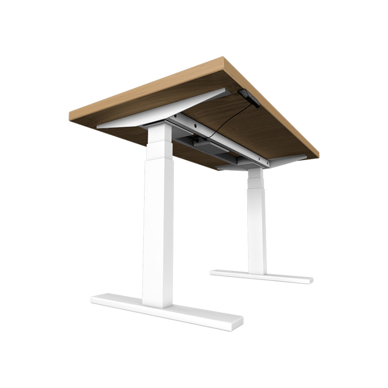 UVI Desk frame White and table top Natural Oak