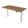 UVI Desk frame White and table top Natural Oak