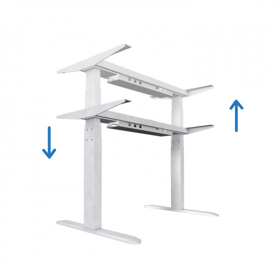 UVI Desk Electric Adjustable (sit-stand) desk Oak Sonoma 140 cm * 75 cm