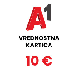 A1 Slovenija vrednostna kartica 10 EUR
