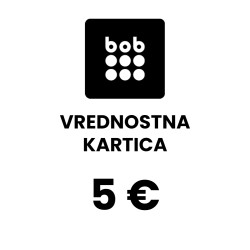 Govori BOB Slovenija vrednostna kartica 5 EUR