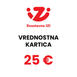 IZI Mobil vrednostna kartica 25 EUR