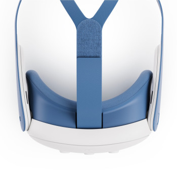 Meta Quest 3 or Quest 3S Facial Interface and Head Strap (Elemental Blue)