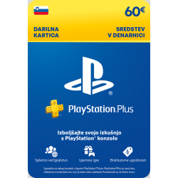 Sony PlayStation Store in Plus Branded 60 EUR (SI) PSN Key SLOVENIJA