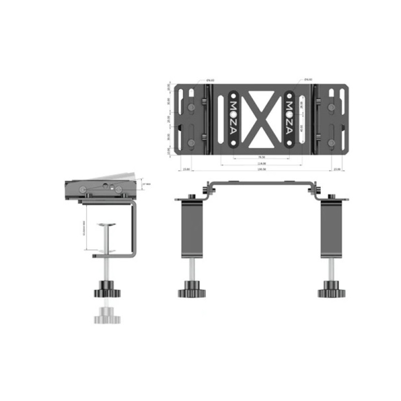 Moza table clamp for R5, R9 and R12