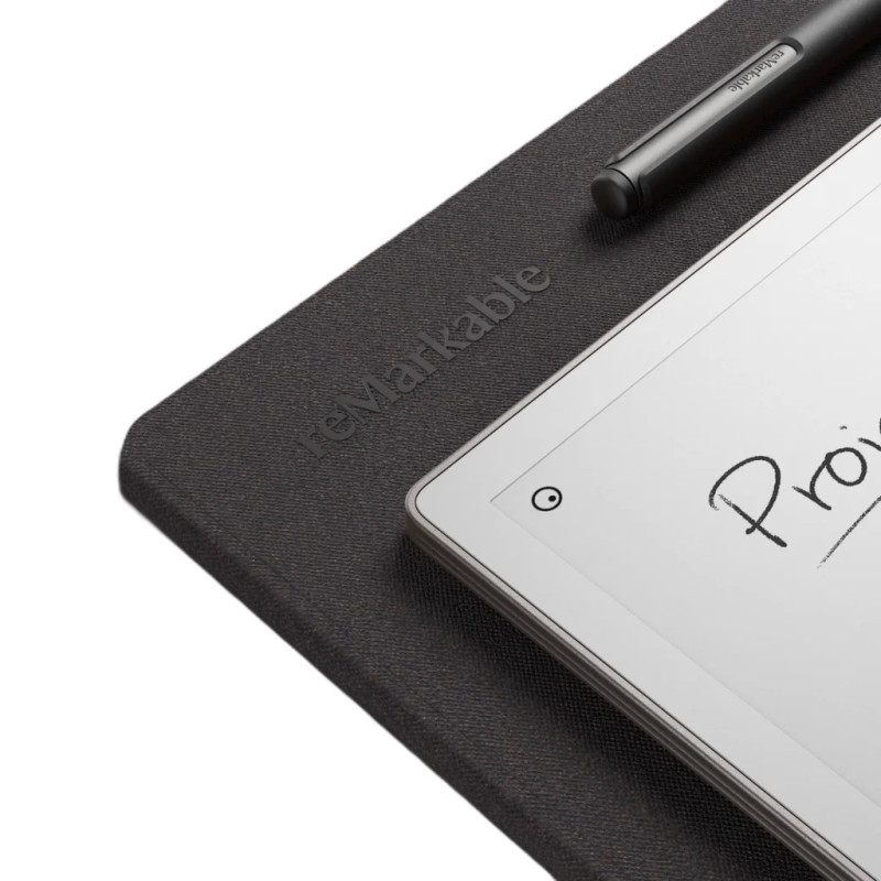 Case reMarkable Paper Pro - Book Folio Mosaic weave -  Basalt