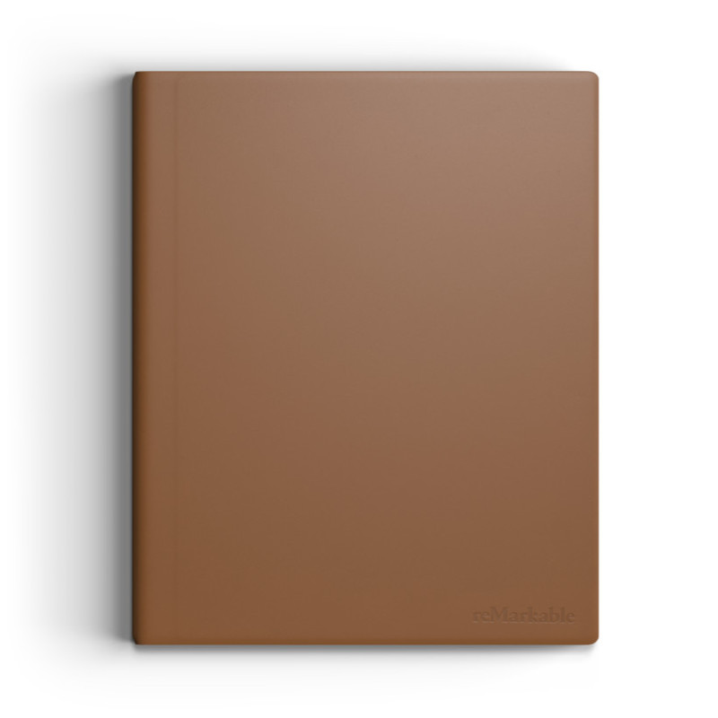 Case reMarkable 2 - Book Folio Premium leather - Brown