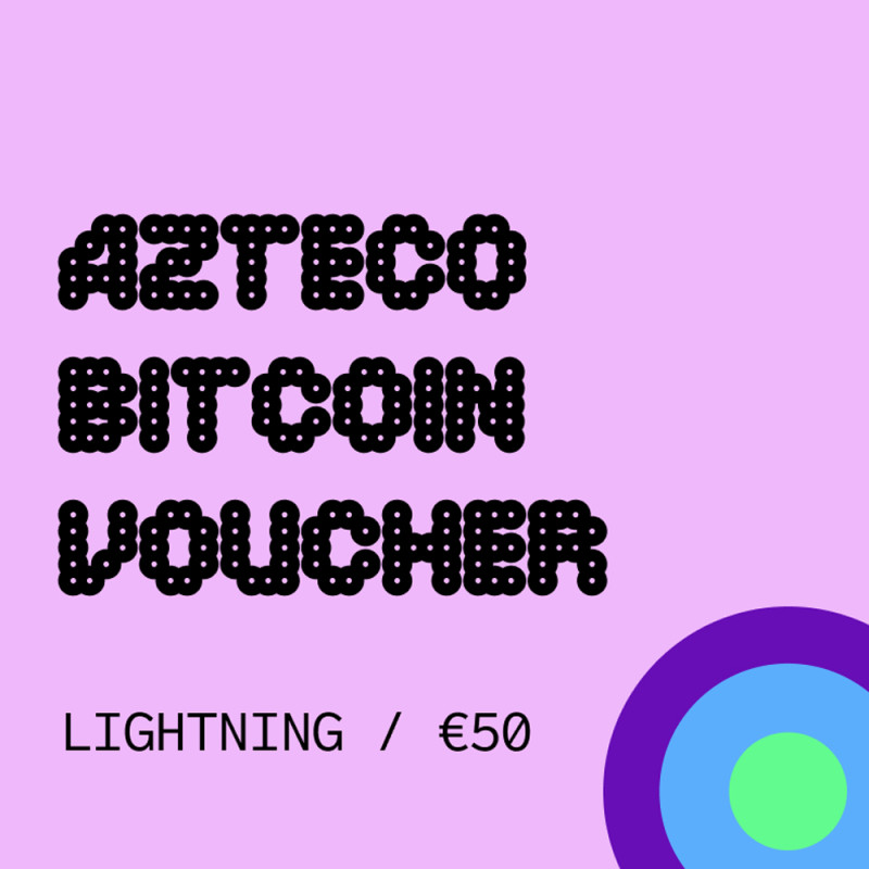 Azteco Bitcoin Lightning 50 EUR Voucher