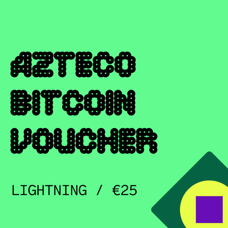 Azteco Bitcoin Lightning 25 EUR Voucher