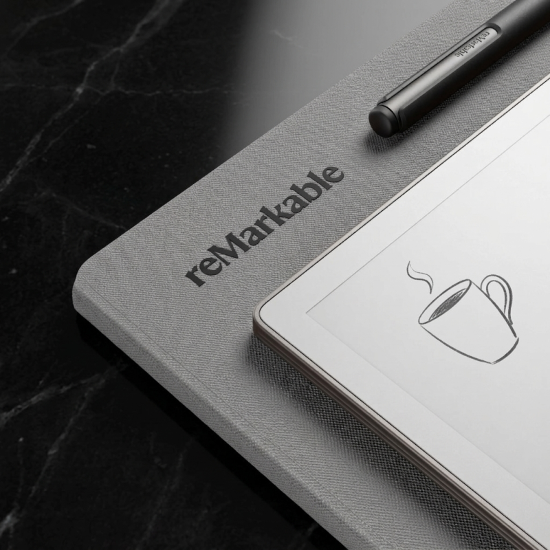 Ovitek reMarkable Paper Pro - Book Folio Polymer weave - Siva Ovitek reMarkable Paper Pro - Book Folio Polymer weave - Siva