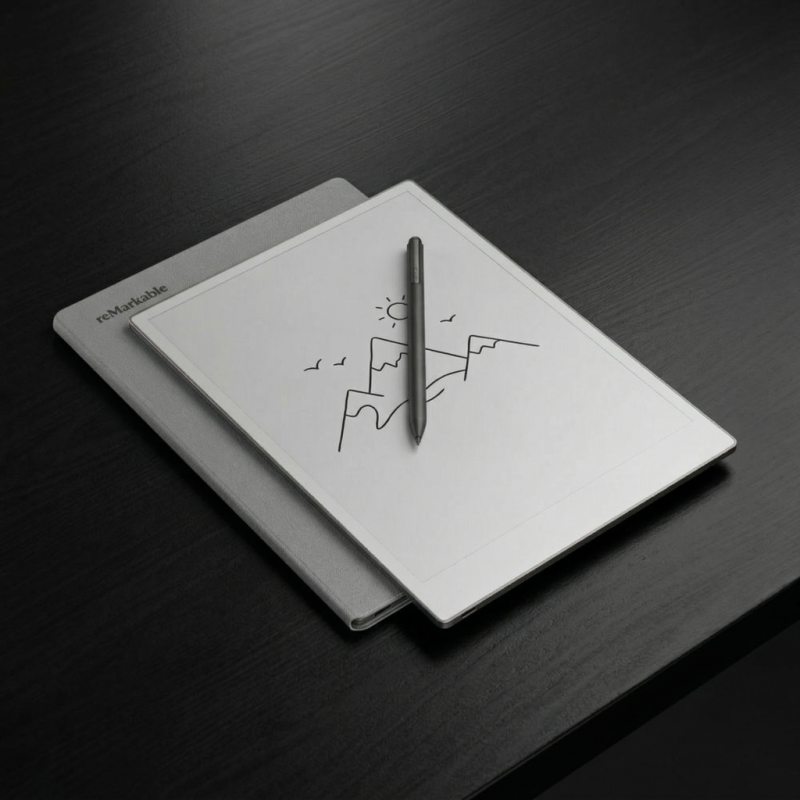 Ovitek reMarkable Paper Pro - Book Folio Polymer weave - Siva Ovitek reMarkable Paper Pro - Book Folio Polymer weave - Siva