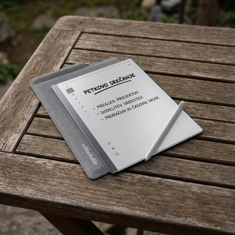 Ovitek reMarkable 2 - Folio Polymer weave - Siva