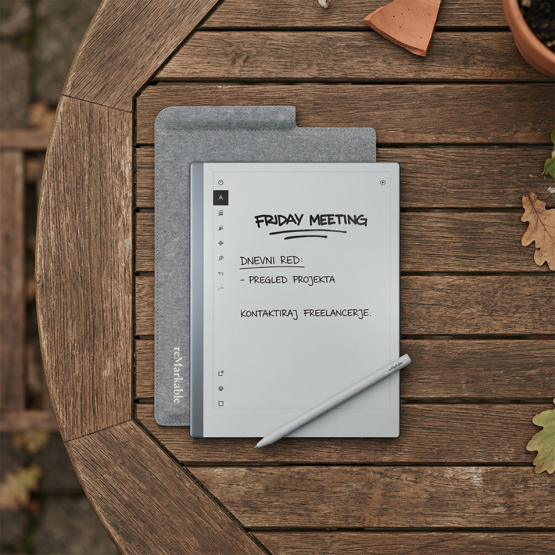 Ovitek reMarkable 2 - Folio Polymer weave - Siva