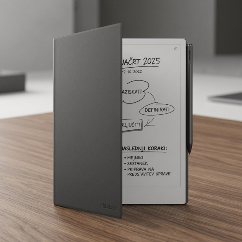 Ovitek reMarkable 2 - Book Folio Premium usnje - Črna Ovitek reMarkable 2 - Book Folio Premium usnje - Črna