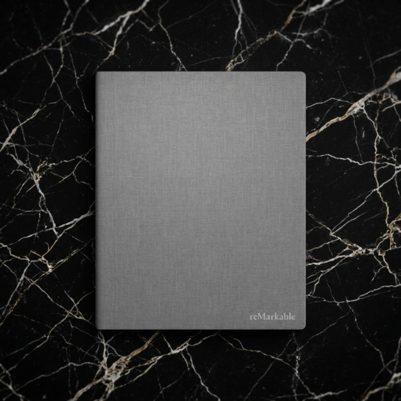 Ovitek reMarkable 2- Book Folio Polymer weave - Siva Ovitek reMarkable 2- Book Folio Polymer weave - Siva