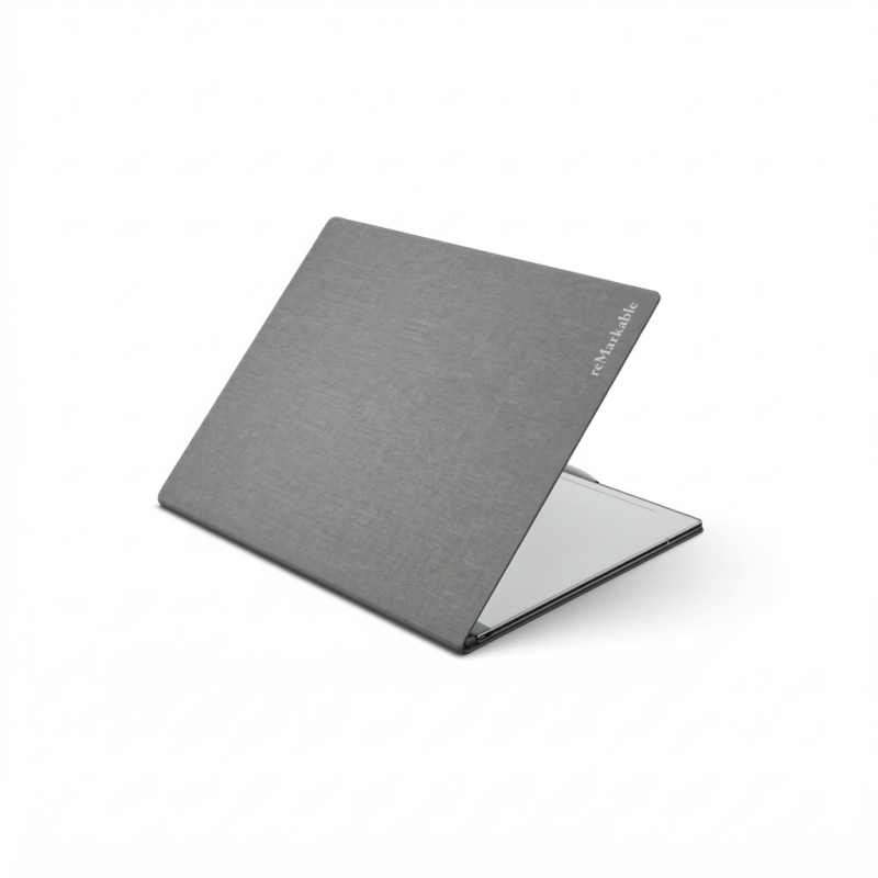 Ovitek reMarkable 2- Book Folio Polymer weave - Siva Ovitek reMarkable 2- Book Folio Polymer weave - Siva