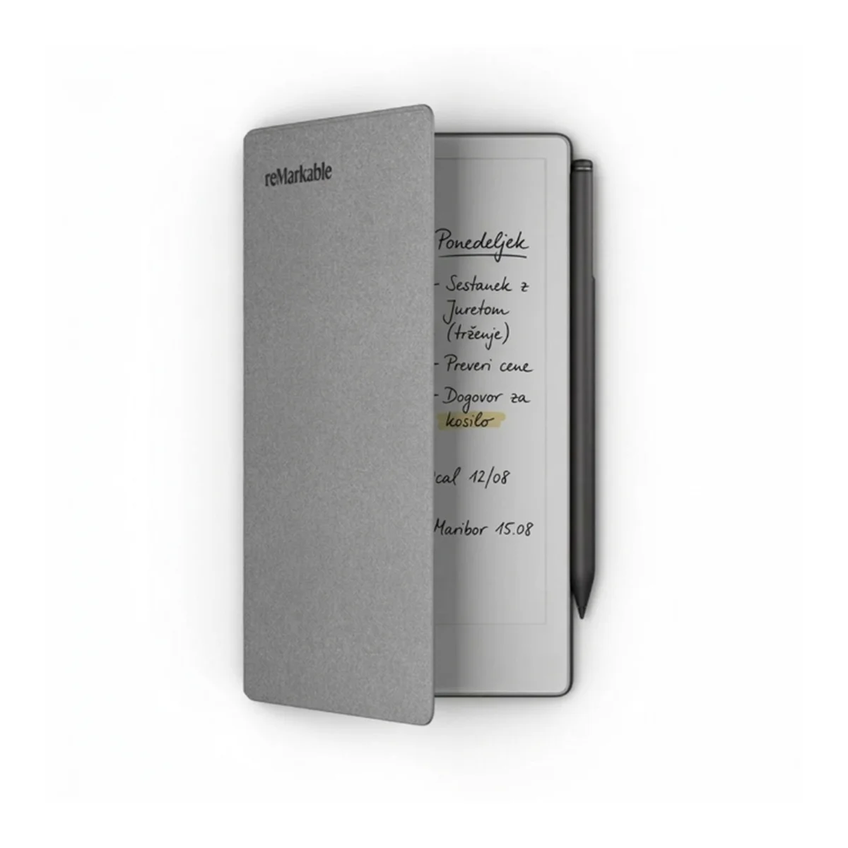reMarkable Paper Pro Move + Marker Plus + Book Folio Grey