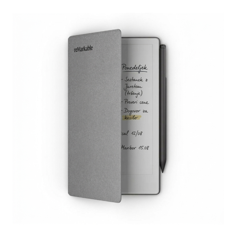 Paper Tablet reMarkable Paper Pro Move + Marker Plus + Book Folio Grey